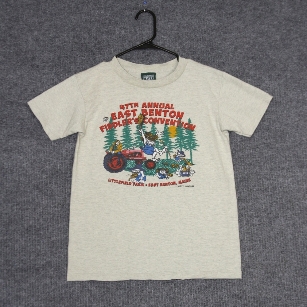 Liberty Graphics 47th Annual East Benton T Shirt L Kids Water Basedโ ink Print